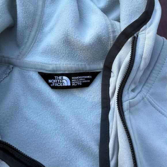 The North Face Women's Gray Full-Zip Hoodie - Size XL - Picture 4 of 4